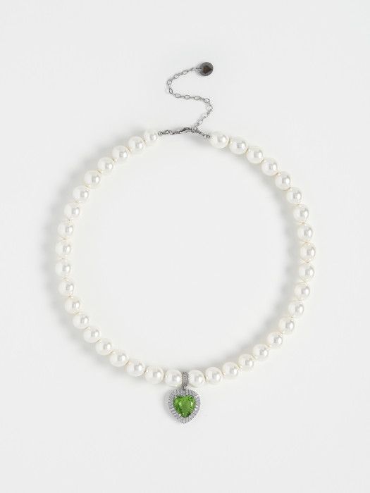 Колье "Soul Green" Silver