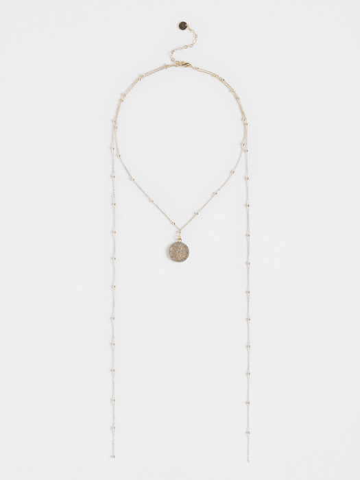 Колье "Sun white pearl" Gold