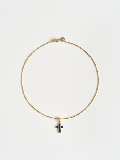 Чокер "Black Cross" Gold