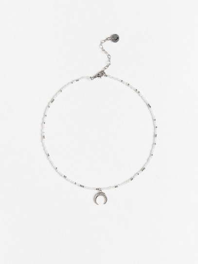 Чокер "Moon" из лунного камня Silver