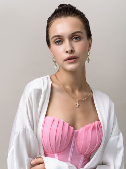 Чокер "White Cross" Gold