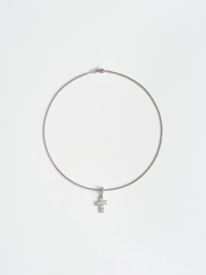 Чокер "White Cross" Silver