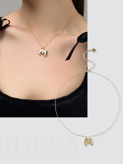 Колье "Simple words M" Gold