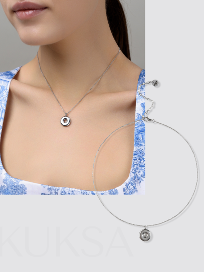 Колье "Simple words O" Silver