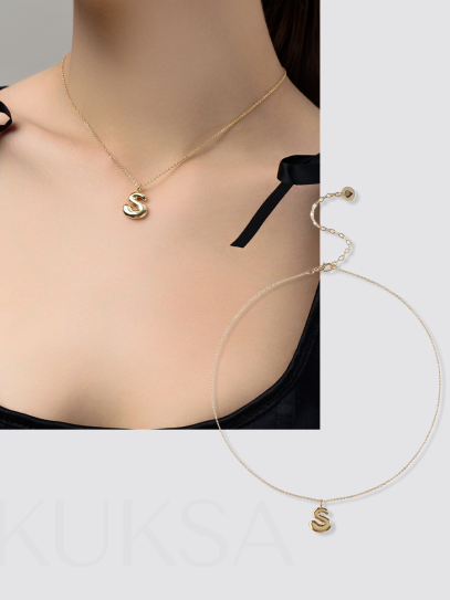 Колье "Simple words S" Gold
