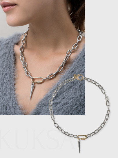 Колье "Thorn New" Bicolor 